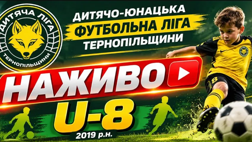 ДЮФЛ Тернопільщини: одразу три прямі трансляції матчів 26 вересня